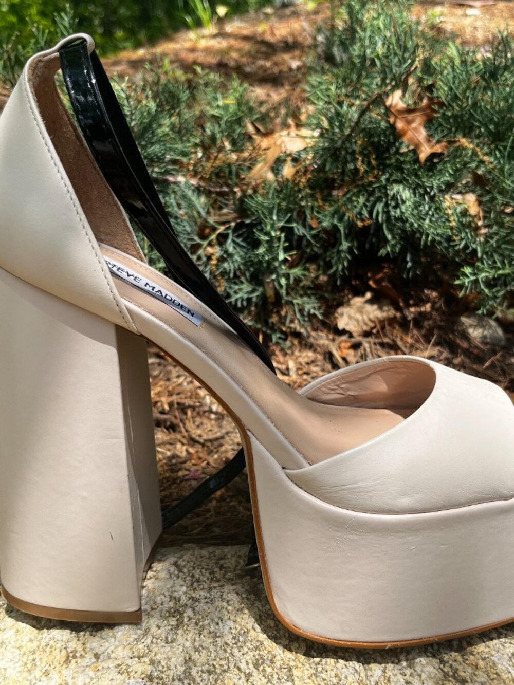 Steve Madden Kassiani Platform Leather Sandals Sandals - Picture 6 of 7